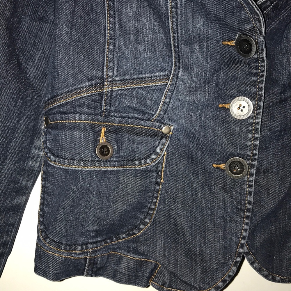 Cropped denim jacket - Picture 2 of 6